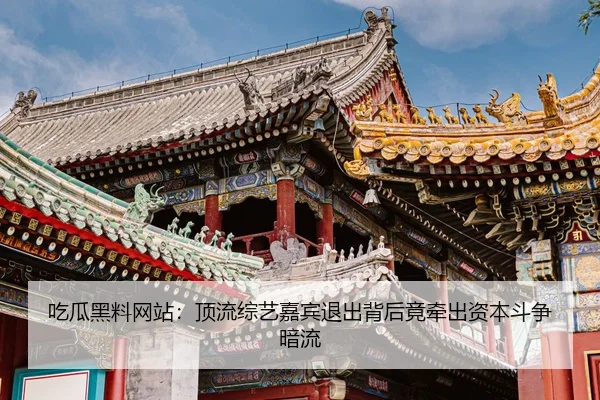 吃瓜黑料网站：顶流综艺嘉宾退出背后竟牵出资本斗争暗流